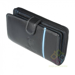 Harvey Miller dámska kožená peňaženka, čierna (5313-G16)