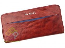 Pierre Cardin dámska kožená peňaženka, červená-modrá (TILAK17_8822)