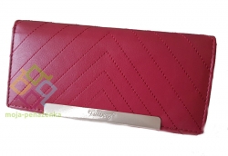 Tillberg dámska kožená peňaženka, tmavo červená (621)