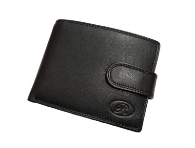 Ronaldo pánska kožená peňaženka, čierna (295)